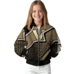 custom vanderbilt commodores star burst black bomber jacket best selling