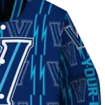 custom villanova wildcats bolt stripe navy varsity jacket best selling.webp