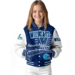 custom villanova wildcats ferris arena navy white varsity jacket best selling.webp