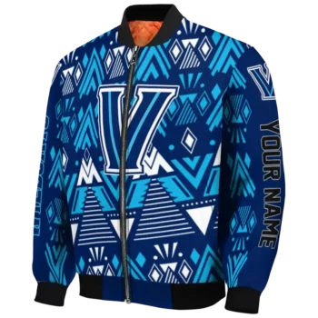 custom villanova wildcats pyramid shapes navy bomber jacket best selling