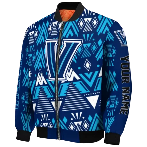 custom villanova wildcats pyramid shapes navy bomber jacket best selling