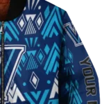 custom villanova wildcats pyramid shapes navy bomber jacket best selling