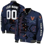 custom virginia cavaliers hexagon cluster blue black varsity jacket best selling.webp