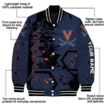 custom virginia cavaliers hexagon cluster blue black varsity jacket best selling.webp