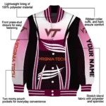 custom virginia tech hokies mesh effect maroon black varsity jacket best selling.webp
