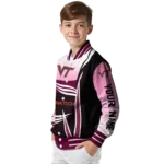 custom virginia tech hokies mesh effect maroon black varsity jacket best selling.webp
