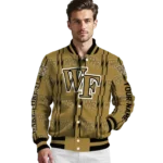 custom wake forest demon deacons bolt stripe gold varsity jacket best selling.webp