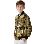 custom wake forest demon deacons pyramid shapes gold bomber jacket best selling