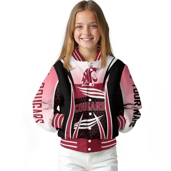 custom washington state cougars mesh effect crimson black varsity jacket top rated.webp