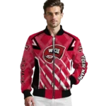 custom western kentucky hilltoppers chevron angles red bomber jacket best selling