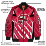 custom western kentucky hilltoppers chevron angles red bomber jacket best selling