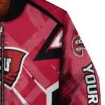 custom western kentucky hilltoppers chevron angles red bomber jacket best selling