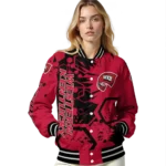 custom western kentucky hilltoppers hexagon cluster red black varsity jacket best selling.webp