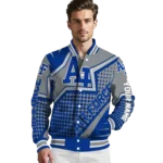 customized air force falcons star burst blue varsity jacket best selling.webp