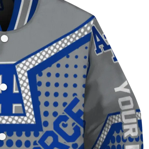 customized air force falcons star burst blue varsity jacket premium grade.webp
