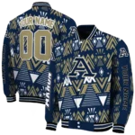 customized akron zips pyramid shapes blue varsity jacket best selling.webp