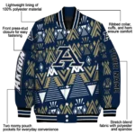 customized akron zips pyramid shapes blue varsity jacket best selling.webp