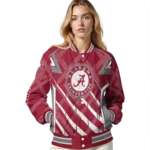 customized alabama crimson tide chevron angles crimson varsity jacket best selling.webp