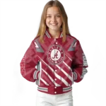 customized alabama crimson tide chevron angles crimson varsity jacket best selling.webp