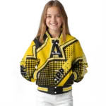 customized appalachian state mountaineers star burst black varsity jacket best selling.webp