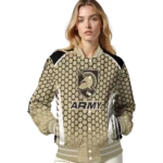 customized army black knights hexagon grid gold varsity jacket best selling.webp