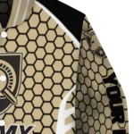 customized army black knights hexagon grid gold varsity jacket best selling.webp