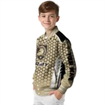 customized army black knights hexagon grid gold varsity jacket best selling.webp