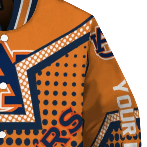 customized auburn tigers star burst navy blue varsity jacket premium grade.webp