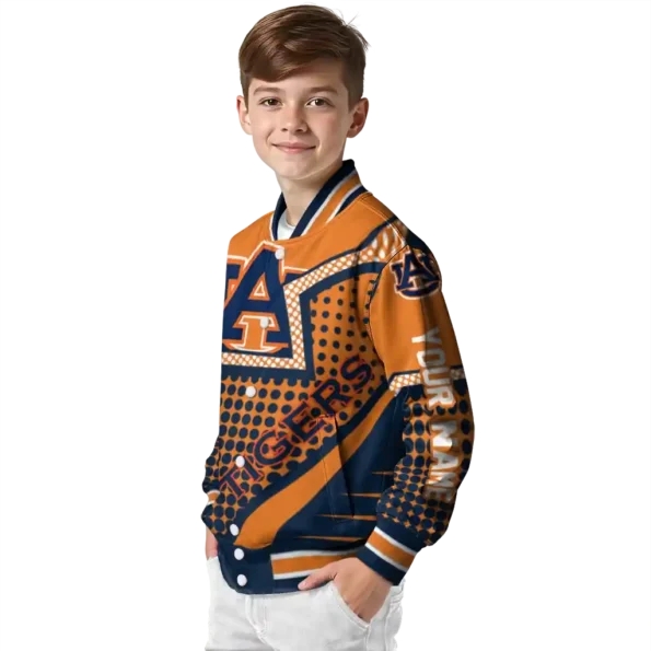 customized auburn tigers star burst navy blue varsity jacket trendy.webp
