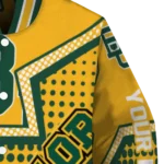 customized baylor bears star burst green varsity jacket best selling.webp