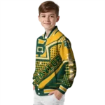 customized baylor bears star burst green varsity jacket best selling.webp