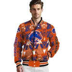 customized boise state broncos pyramid shapes orange varsity jacket best selling.webp