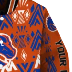 customized boise state broncos pyramid shapes orange varsity jacket best selling.webp