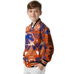 customized boise state broncos pyramid shapes orange varsity jacket best selling.webp