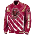 customized boston college eagles chevron angles maroon varsity jacket best selling.webp