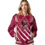 customized boston college eagles chevron angles maroon varsity jacket best selling.webp