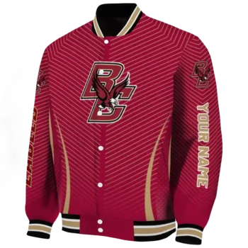 customized boston college eagles chevron arrow maroon varsity jacket best selling.webp