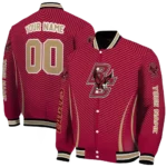 customized boston college eagles chevron arrow maroon varsity jacket best selling.webp
