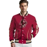 customized boston college eagles chevron arrow maroon varsity jacket best selling.webp
