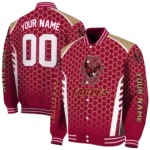 customized boston college eagles hexagon grid maroon varsity jacket best selling.webp