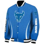 customized buffalo bulls chevron arrow royal blue varsity jacket best selling.webp