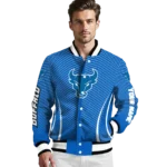 customized buffalo bulls chevron arrow royal blue varsity jacket best selling.webp