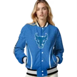 customized buffalo bulls chevron arrow royal blue varsity jacket best selling.webp