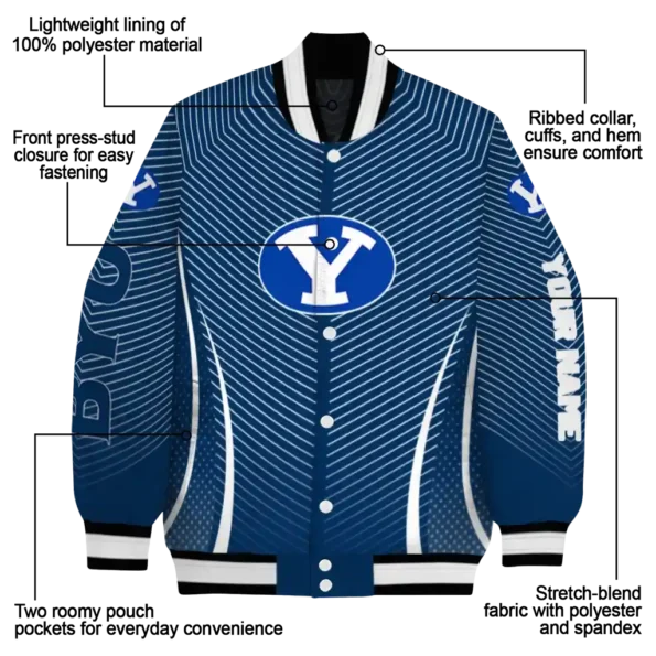 customized byu cougars chevron arrow blue varsity jacket new arrival.webp
