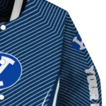 customized byu cougars chevron arrow blue varsity jacket best selling.webp
