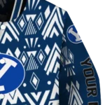 customized byu cougars pyramid shapes blue varsity jacket best selling.webp