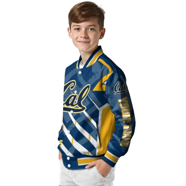 customized california golden bears chevron angles blue varsity jacket trendy.webp