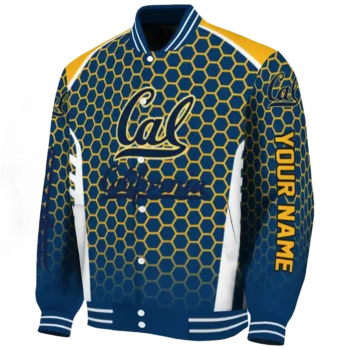 customized california golden bears hexagon grid blue varsity jacket best selling.webp