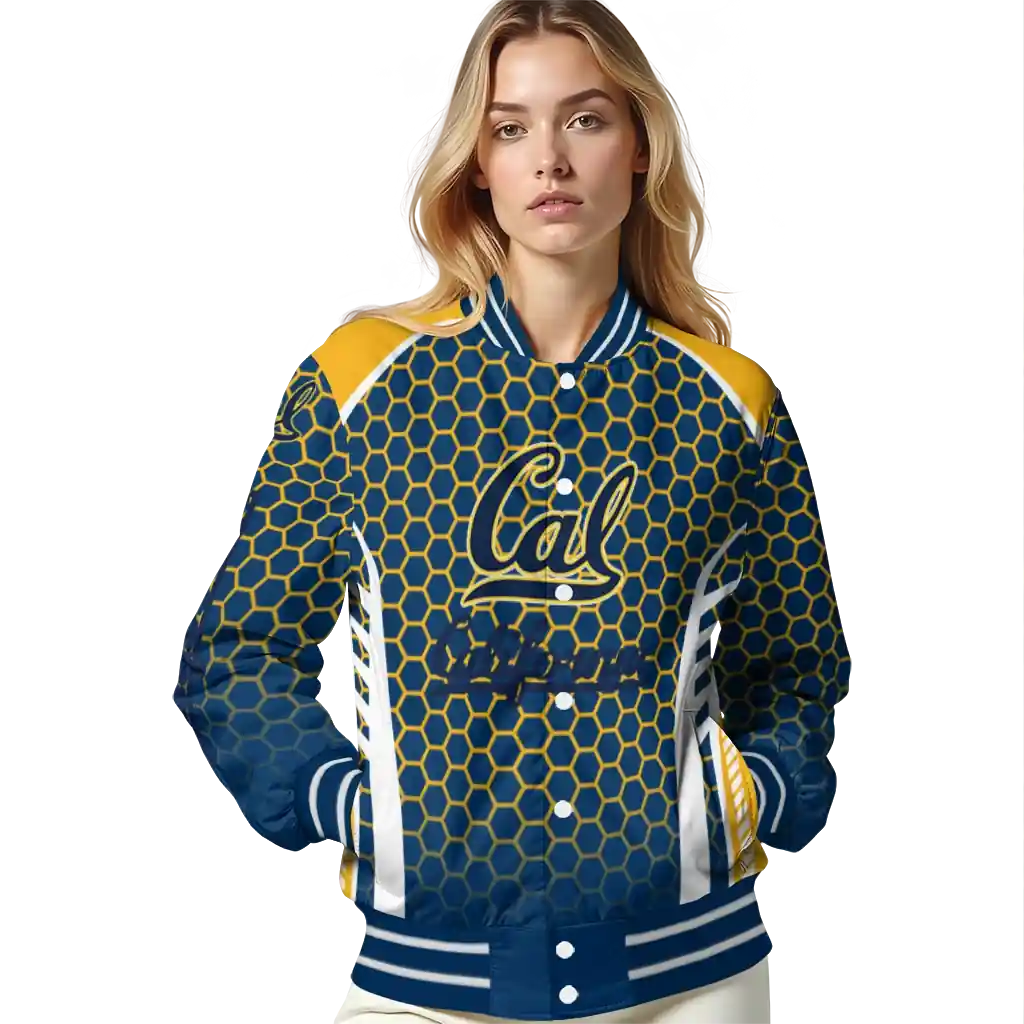 customized california golden bears hexagon grid blue varsity jacket latest model.webp customized california golden bears hexagon grid blue varsity jacket latest model.webp