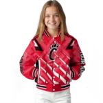 customized cincinnati bearcats chevron angles red varsity jacket best selling.webp